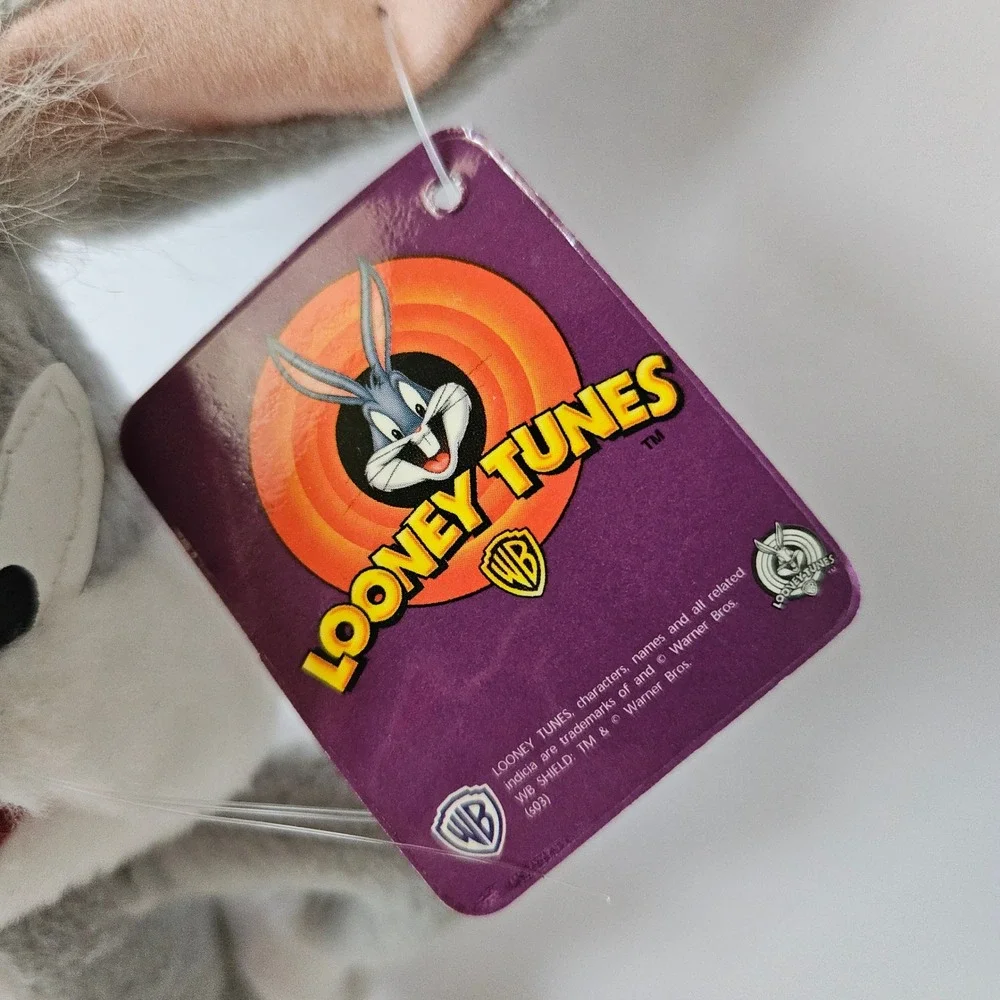 Nanco Looney Tunes BUGS BUNNY 10in Plush Stuffed Beanie Animal‎ 2003